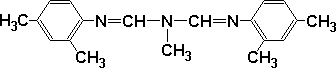Amitraz molecular structure
