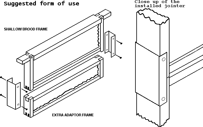 Sketch from original Apex Enterprises leaflet for inclusion in tinplate adaptor jointers packets