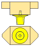 45 degree Block with JZ/BZ cup