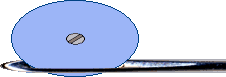 Polishing of needle eye spoon section