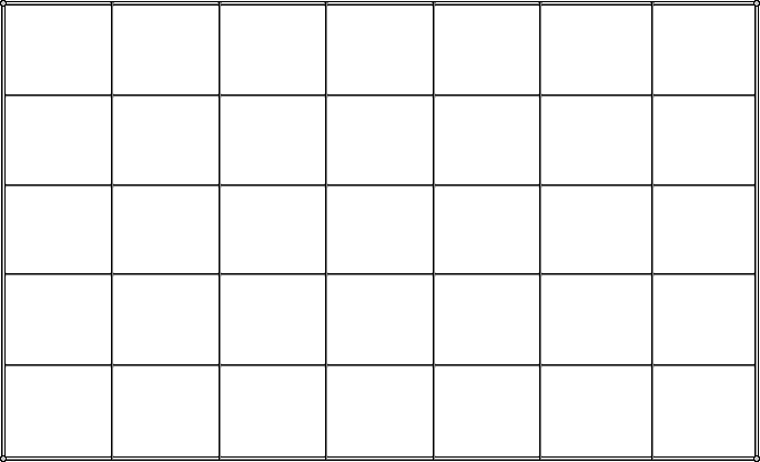 Surmised layout of the grid