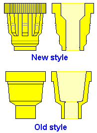 Yellow adaptors for the Jenter system