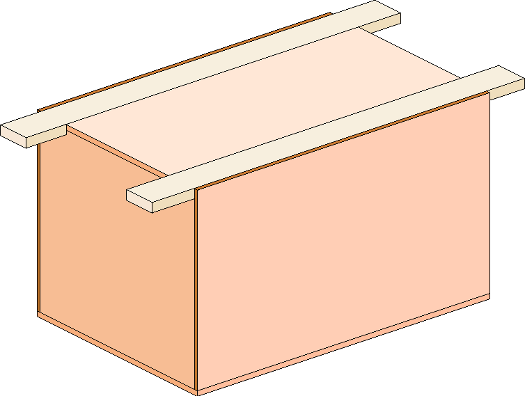 Dummy frame for National that occupies the space of three and a half frames