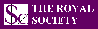 Facsimile of The Royal Society Logo, leading to the online journals section