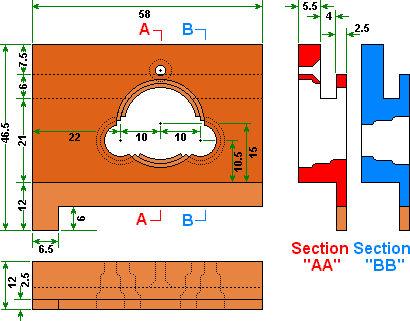 Adaptor block for Disc Entrance