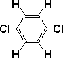 Paradichlorobenzene Molecule