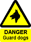 Danger Guard Dogs, Safety symbol