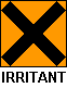 'Irritant' warning logo