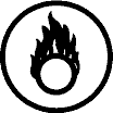 Oxidising Safety symbol