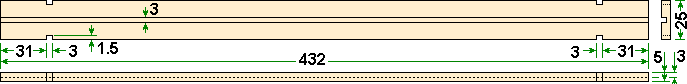 Stamfordham Type Cut Comb Topbar