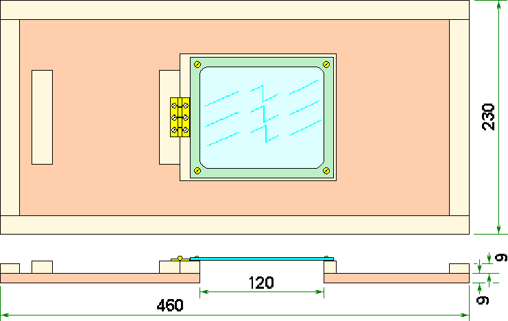 Observation Coverboard, for introduction of queens