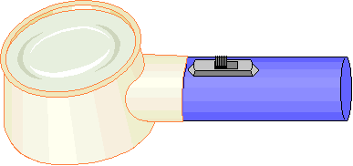 illuminated grafting magnifier