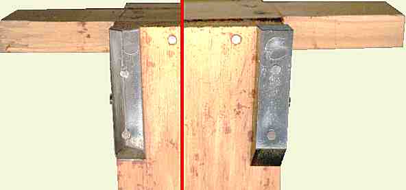 Plastic Hoffman adaptor parts in use on a dummy bee hive frame