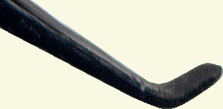 tip of black plastic grafting tool from thorne