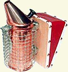 Thorne's Small copper bee smoker with gridded guard