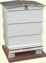 White Painted WBC Hive