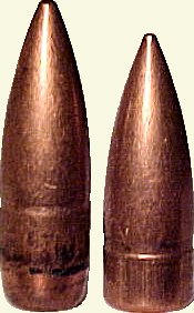 Comparison of steelcored and lead cored 7.62 Chinese bullet